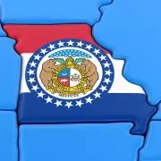 state of missouri and the missouri state flag and seal