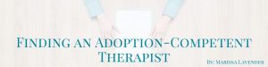 Adoption competent therapists